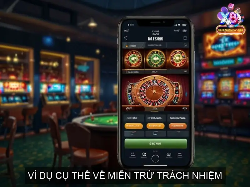 Miễn Trừ Trách Nhiệm Nhà Cái X8 Giải Thích Chi Tiết 4 Ví Dụ Cụ Thể Về Miễn Trừ Trách Nhiệm