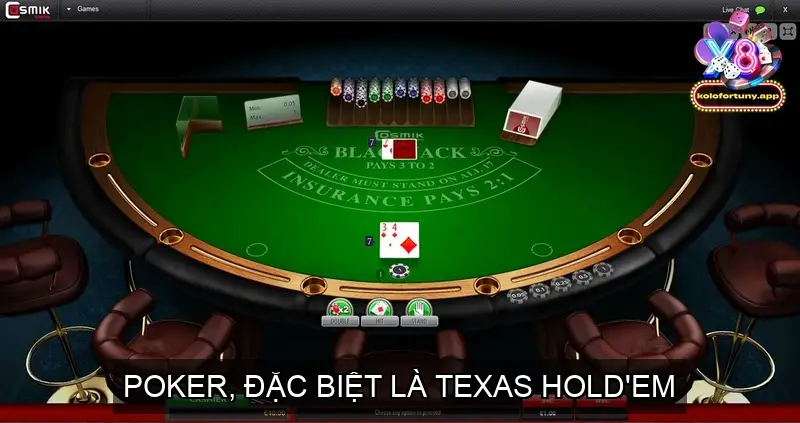 Top 5 Game Đánh Bài Online Ăn Tiền Được Ưa Chuộng Nhất 3 Poker, đặc biệt là Texas Hold'em, là một trò chơi đánh bài trí tuệ